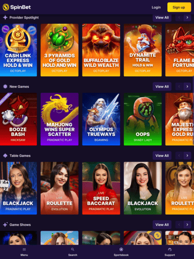Spinbet Provider Spotlight